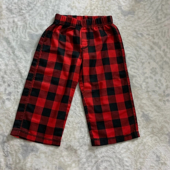 Carter’s Plaid Pajama Bottoms - Picture 1 of 2